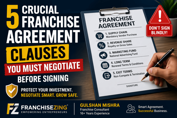 franchise agreement clauses